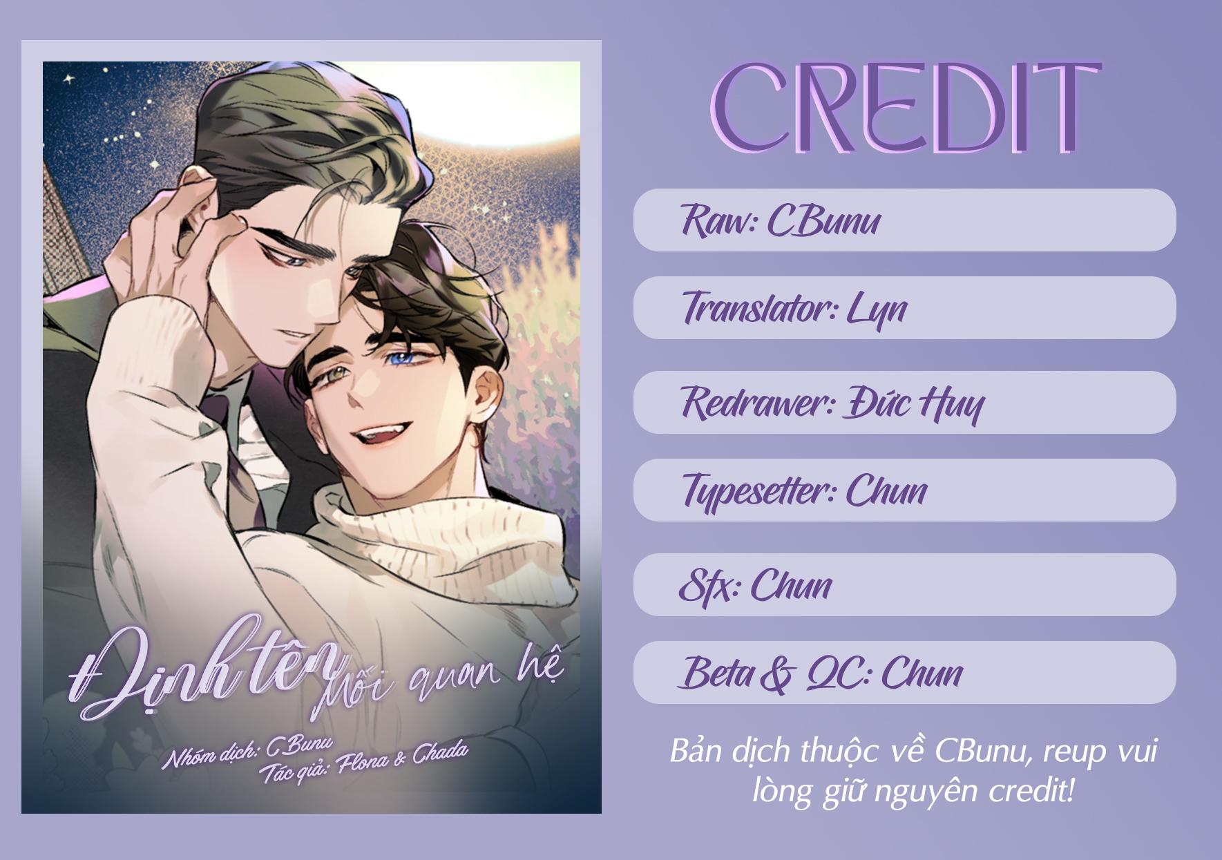 (CBunu) Định Tên Mối Quan Hệ - Chap 4