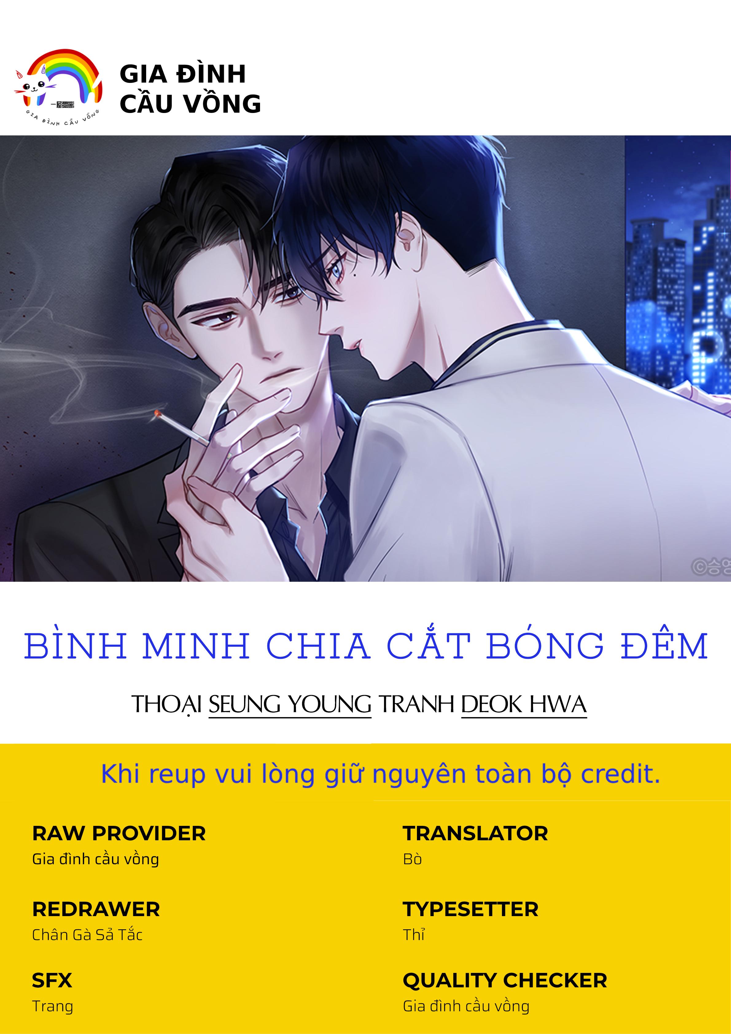 BÌNH MINH CHIA CẮT BÓNG ĐÊM - Chap 12