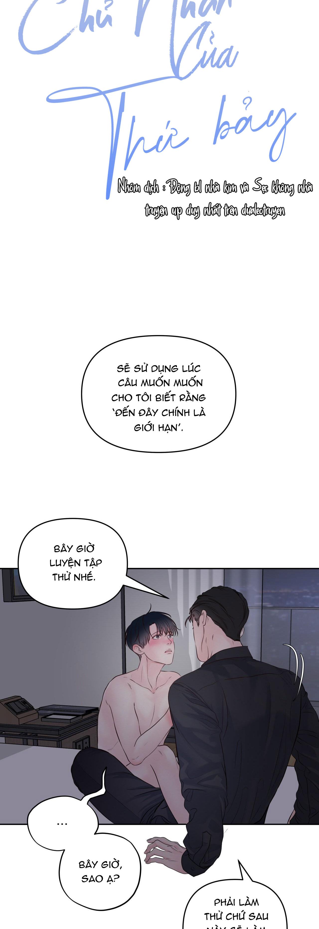 CHỦ NHÂN CỦA THỨ BẢY - Chap 16