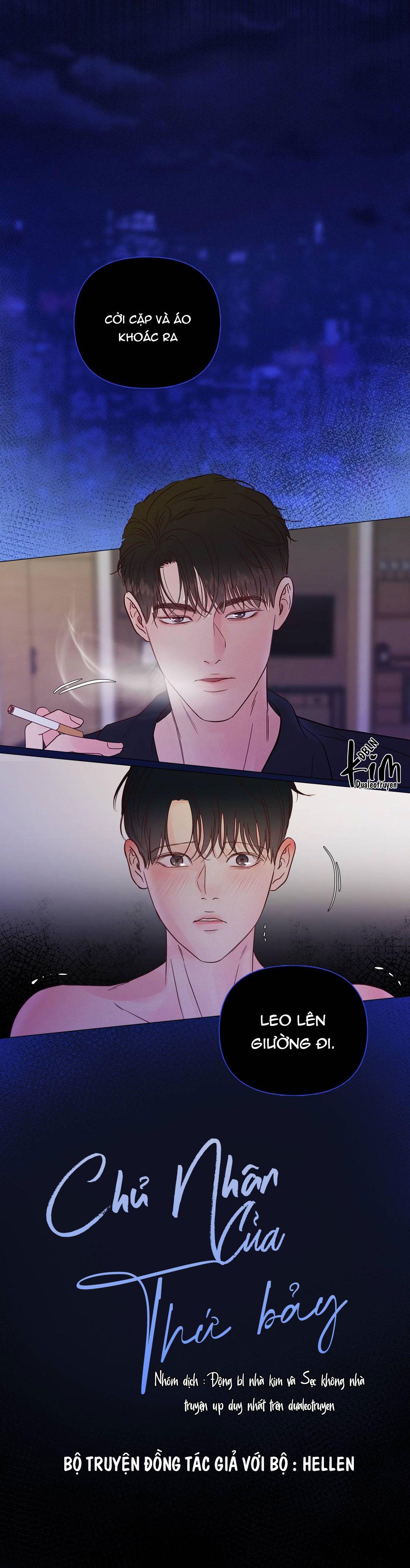 CHỦ NHÂN CỦA THỨ BẢY - Chap 0