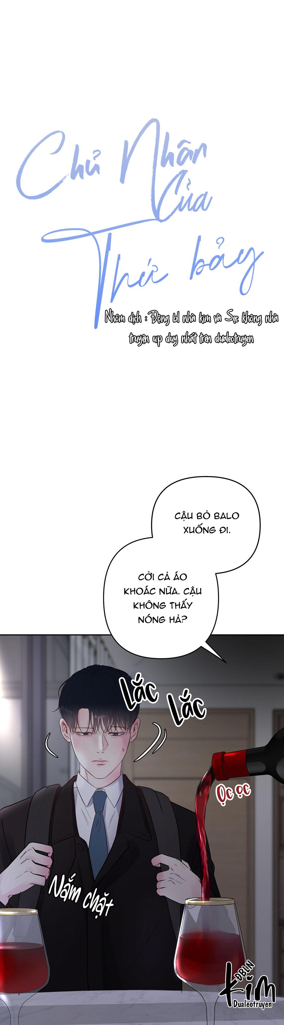 CHỦ NHÂN CỦA THỨ BẢY - Chap 3