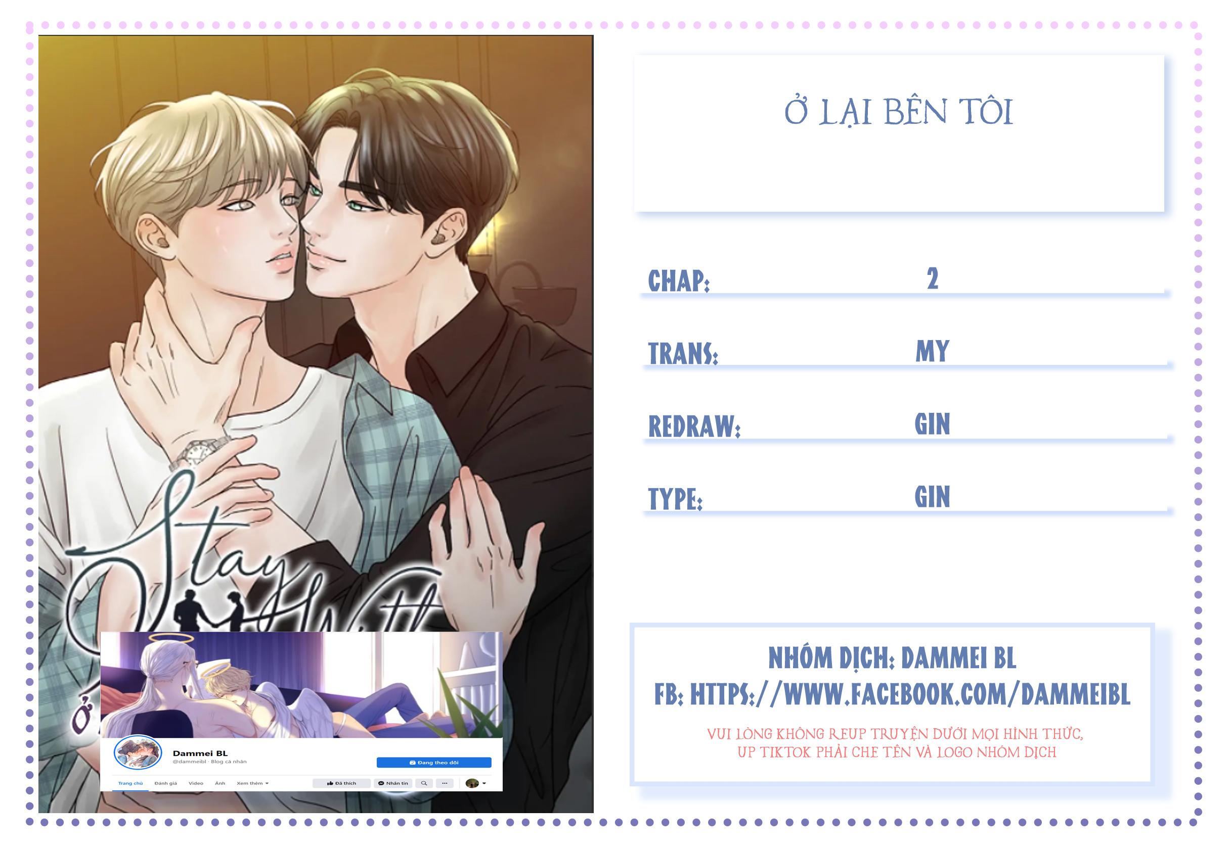 Ở LẠI BÊN TÔI - Chap 2