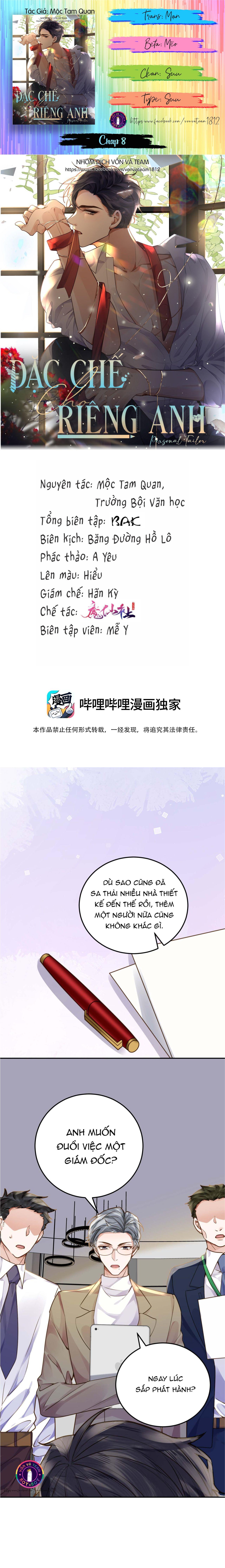 Đặc Chế Cho Riêng Anh - Chap 8