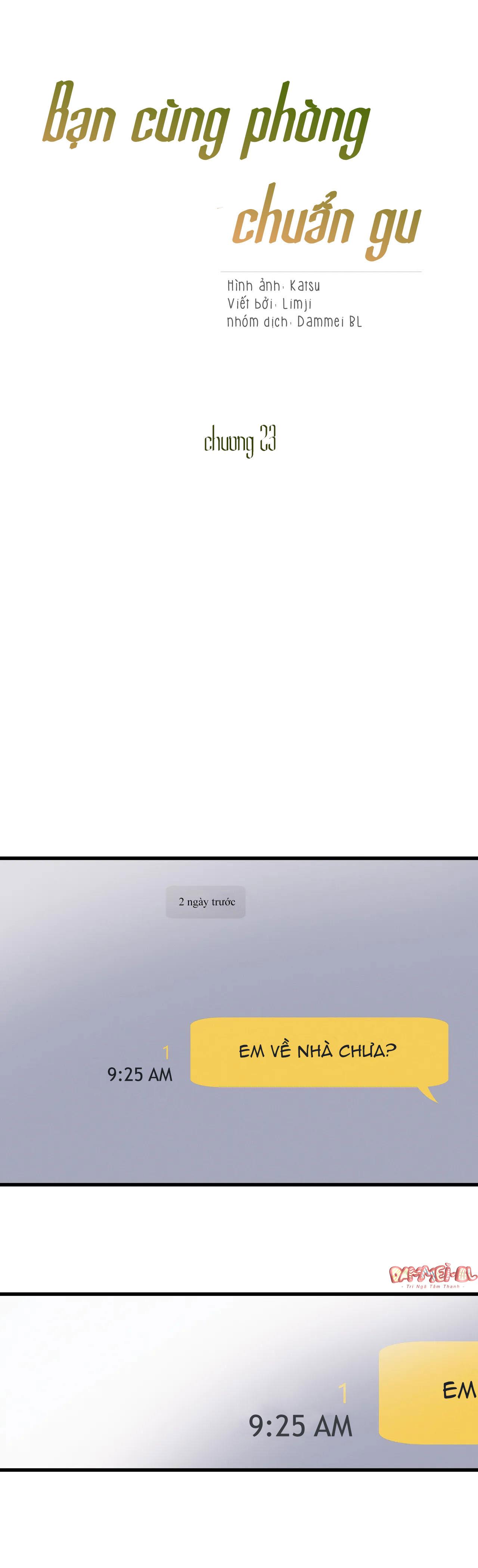 BẠN CÙNG PHÒNG CHUẨN GU - Chap 23