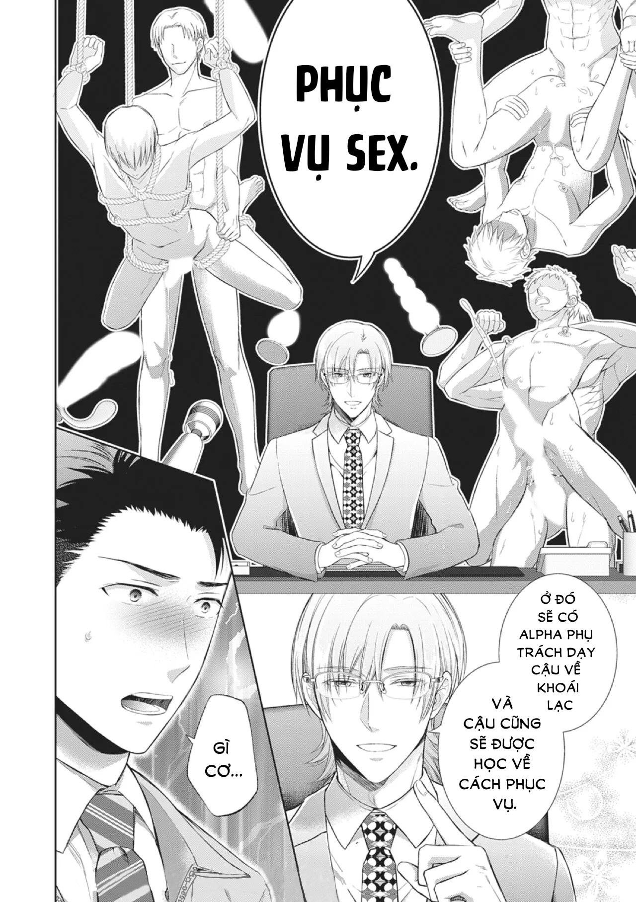 Làm tình với phục vụ là Omega - Chap 1