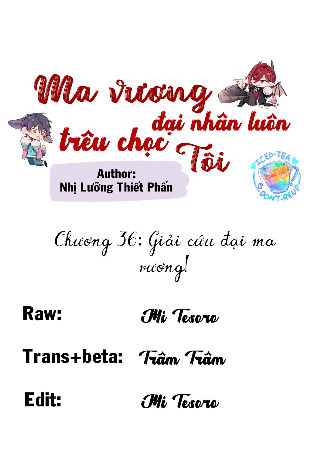 Ma vương đại nhân luôn trêu chọc tôi - Chap 36