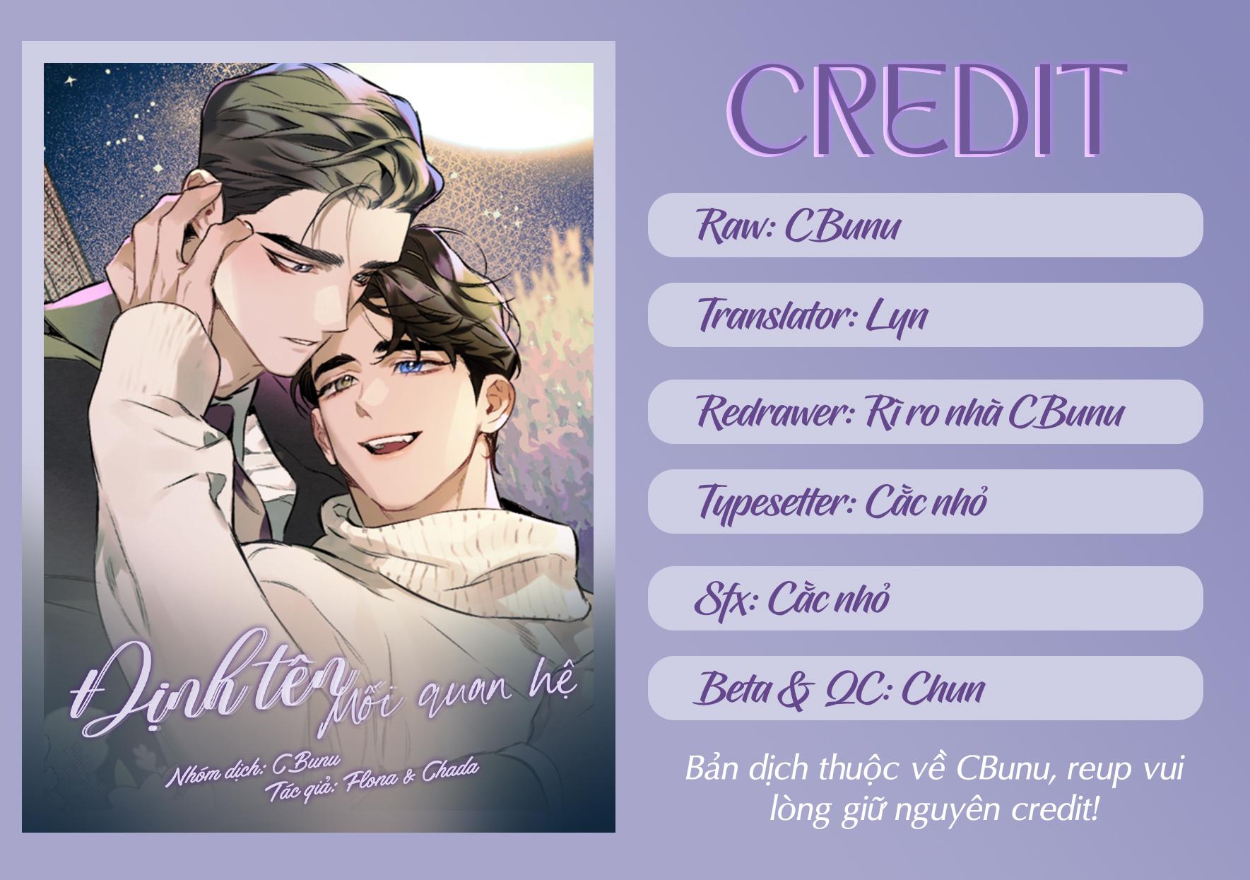 (CBunu) Định Tên Mối Quan Hệ - Chap 31