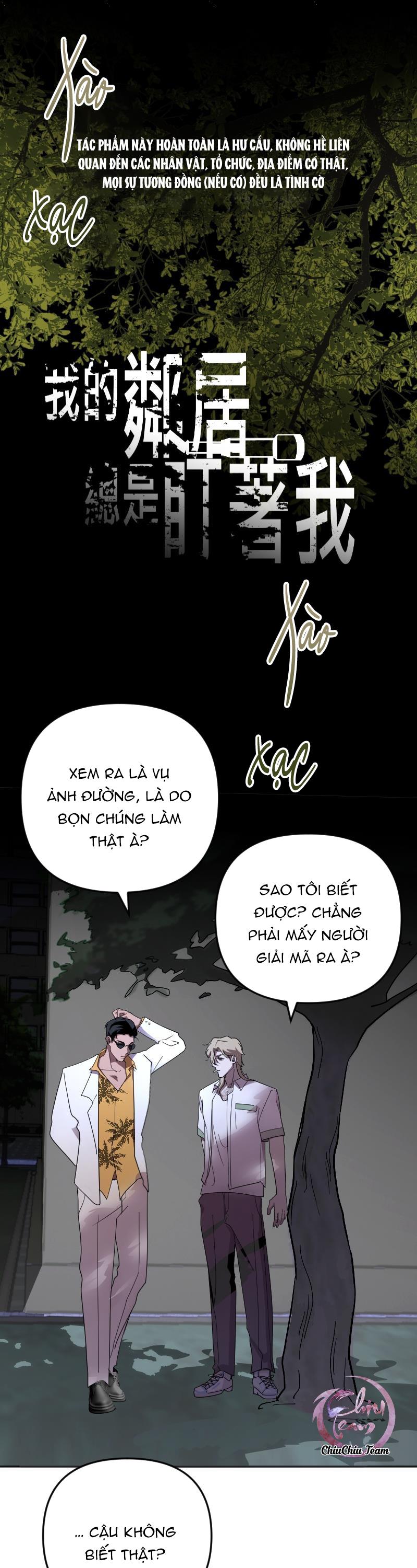 Tên Hàng Xóm Cứ Dán Mắt Vào Tôi - Chap 37