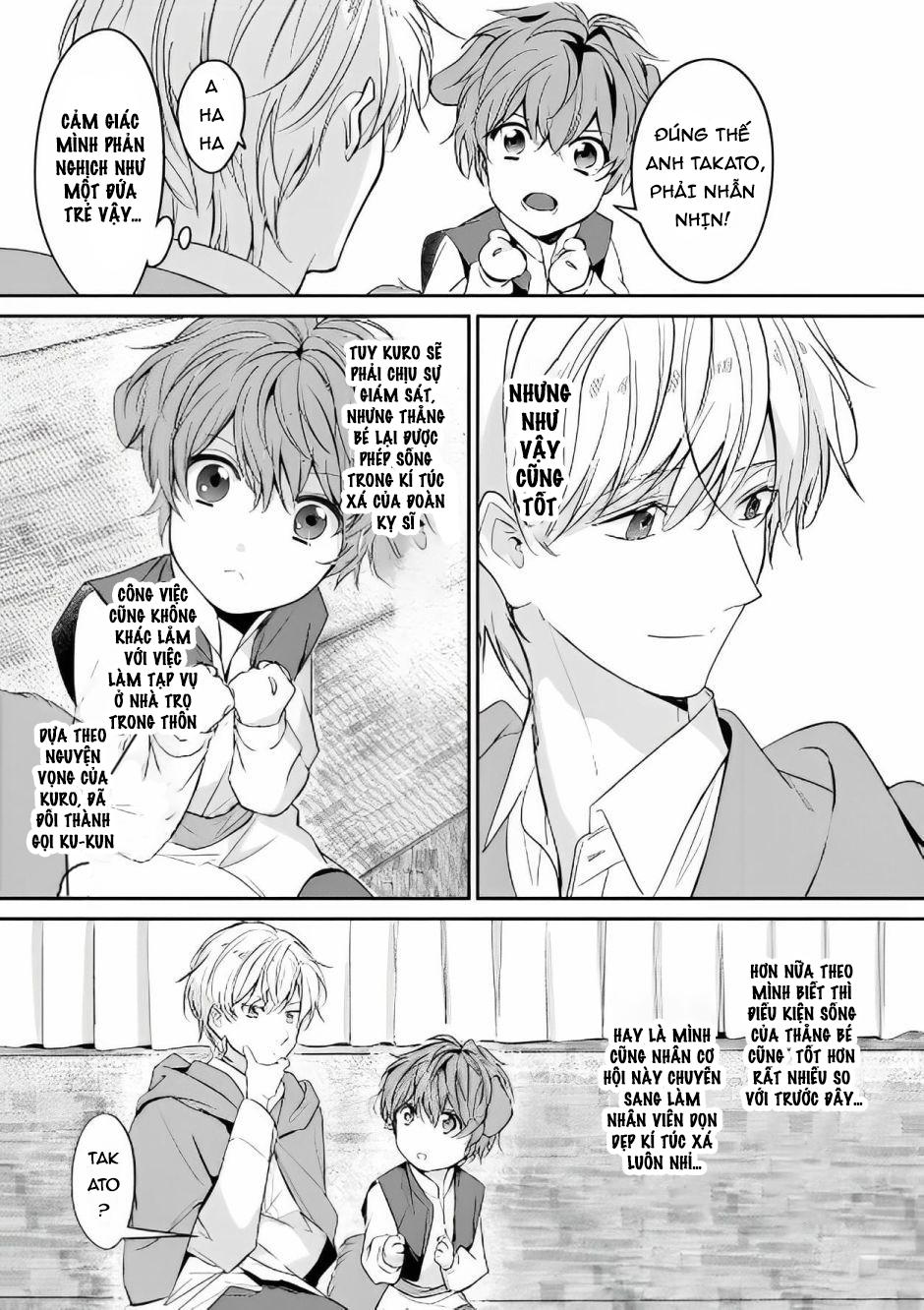 Bị triệu hồi đến dị giới do bị vạ lây và được đội kỵ sĩ mạnh nhất nhặt về - Chap 5