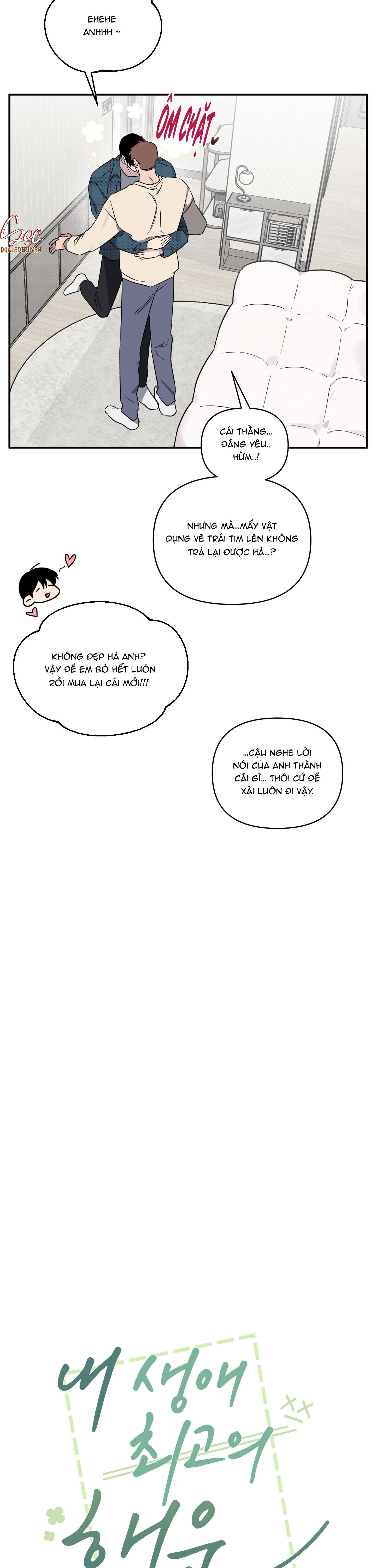 ĐIỀU MAY MẮN NHẤT CUỘC ĐỜI TÔI - Chap 33