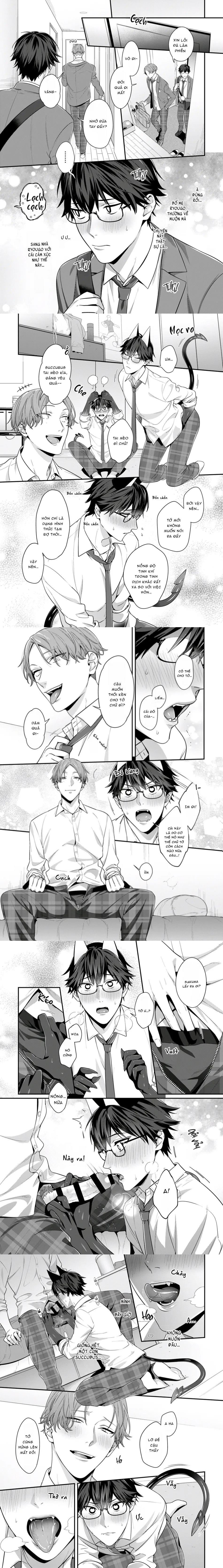 Tên nghiêm túc đó hoá ra là một Succubus tsundere - Chap 3