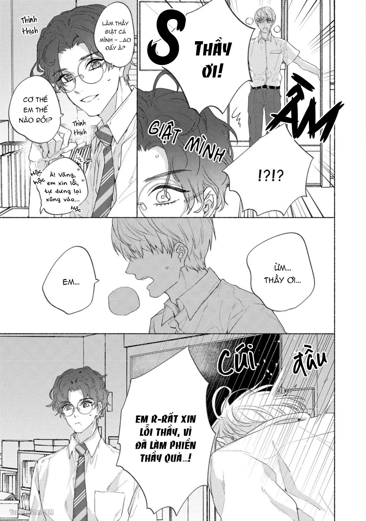 Thầy à, em không thể chịu đựng được nữa - Chap 2