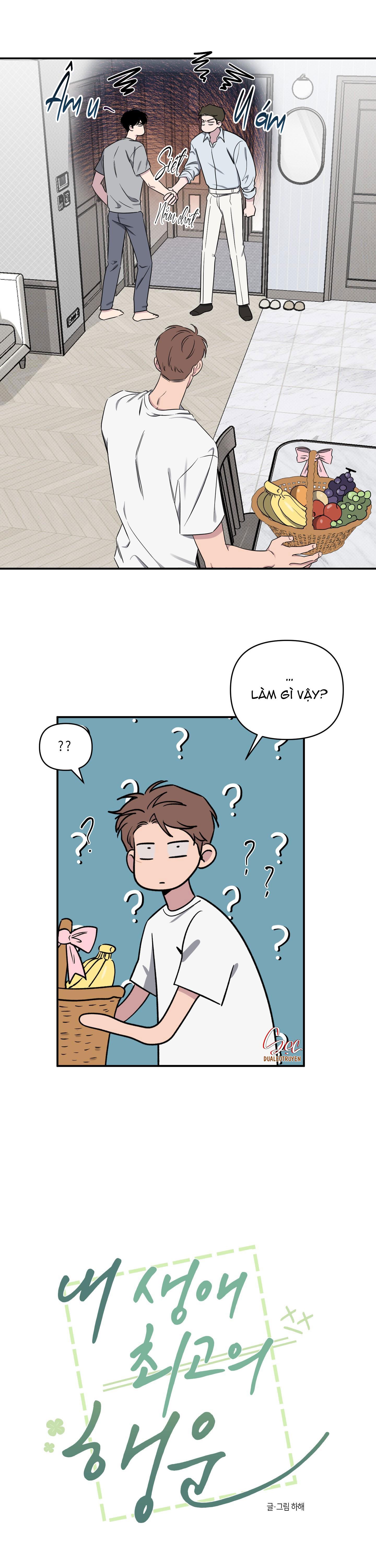 ĐIỀU MAY MẮN NHẤT CUỘC ĐỜI TÔI - Chap 35