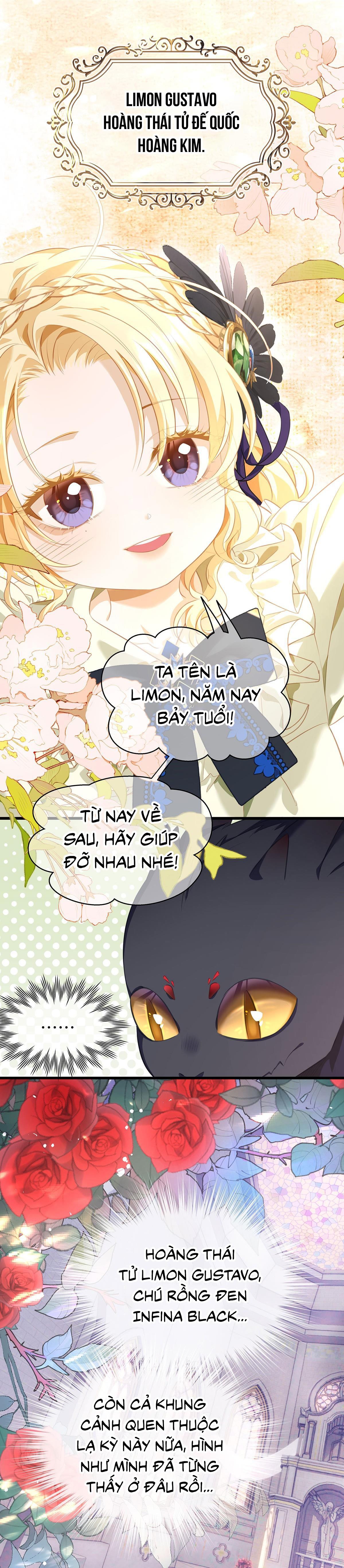 Tôi trùng sinh thành chú rồng đen của vương tử điện hạ - Chap 1