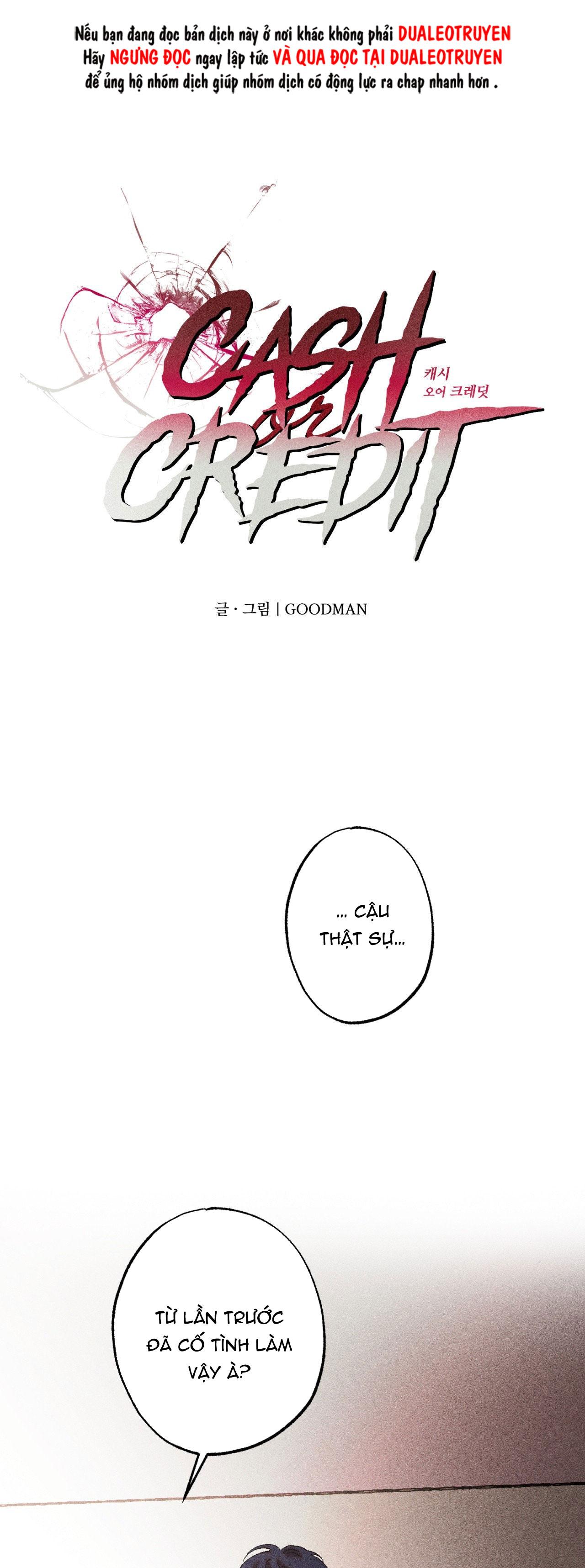 Cash Or Credit - Chap 50