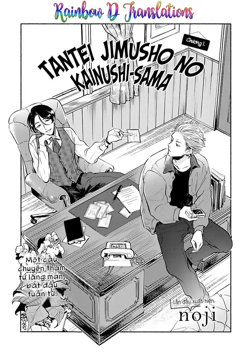 Tantei Jimusho no Kainushi-sama - Chap 1