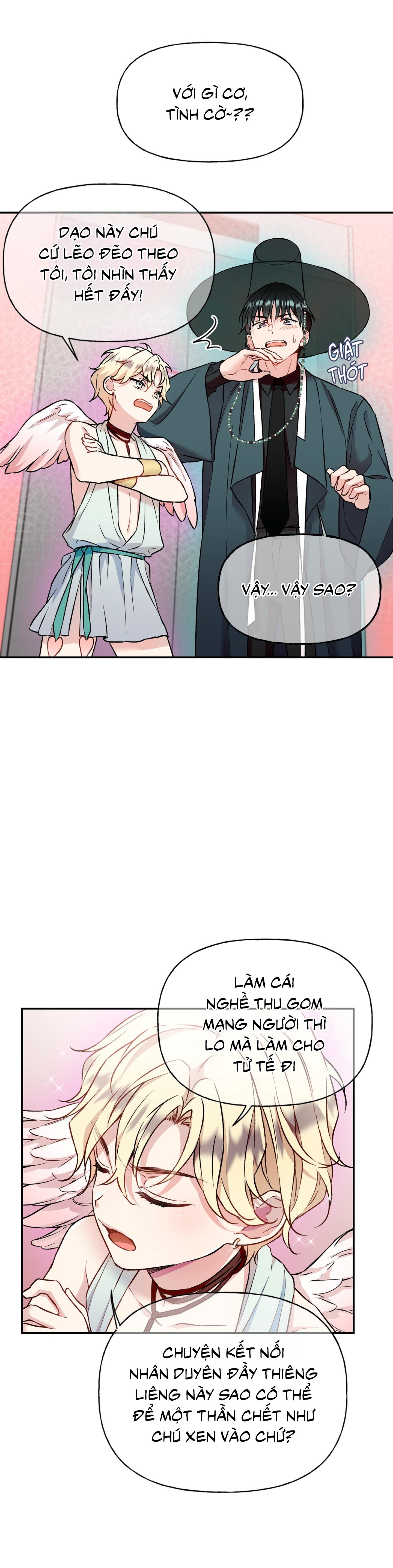 Thần chết muốn trở thành thần tình yêu! - Chap 2