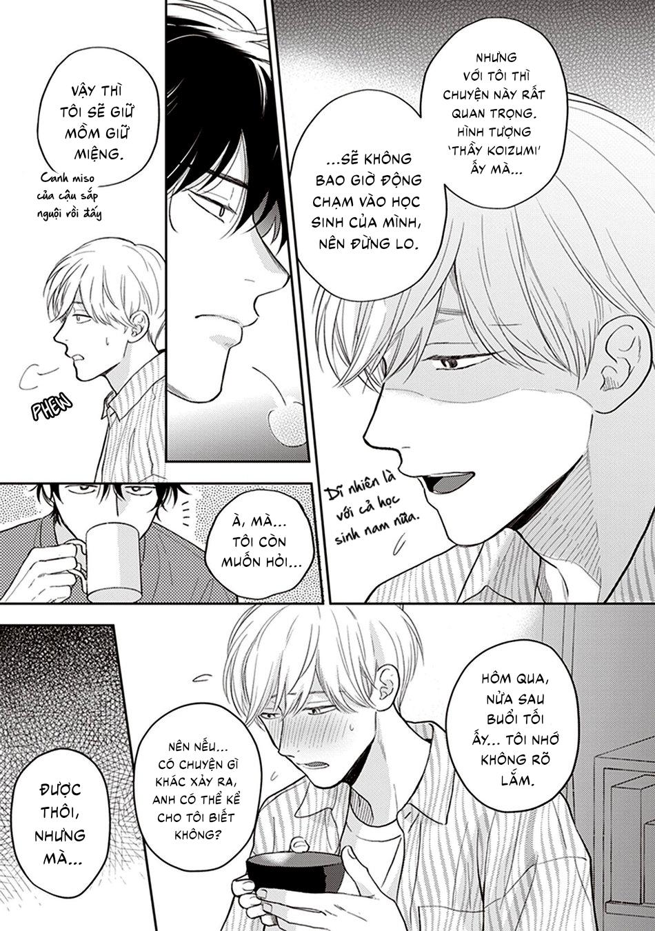 Koizumi-sensei không muốn bị phát hiện - Chap 2