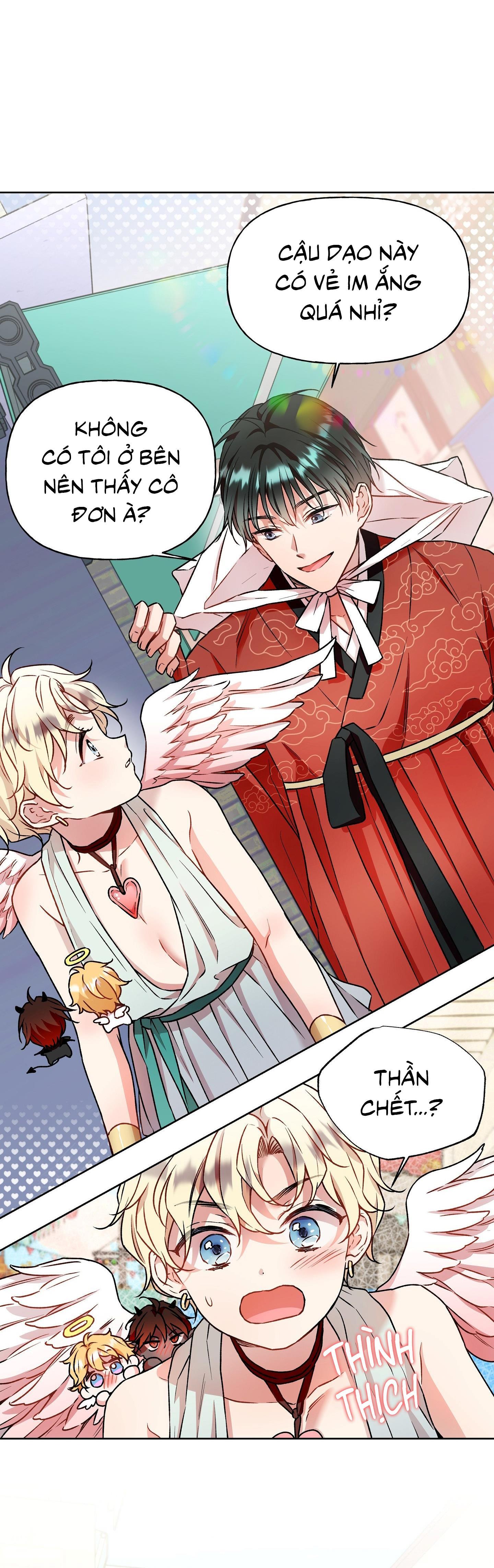 Thần chết muốn trở thành thần tình yêu! - Chap 8