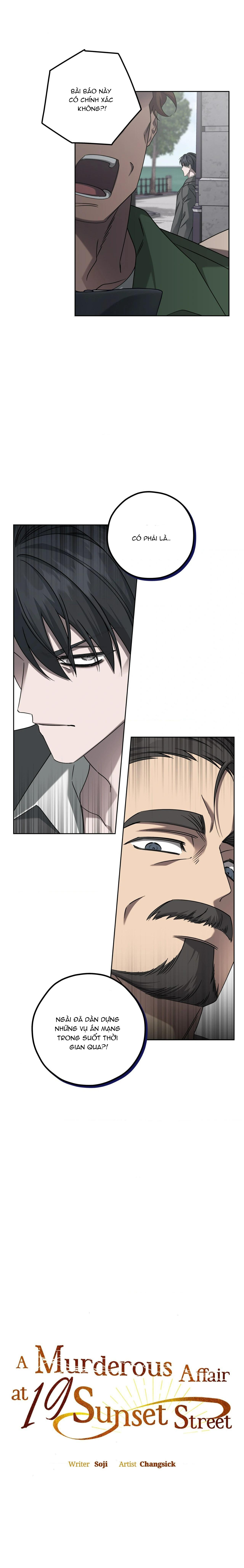 Vụ Án Mạng Kinh Hoàng Tại Số 19 Phố Sunset - Chap 15