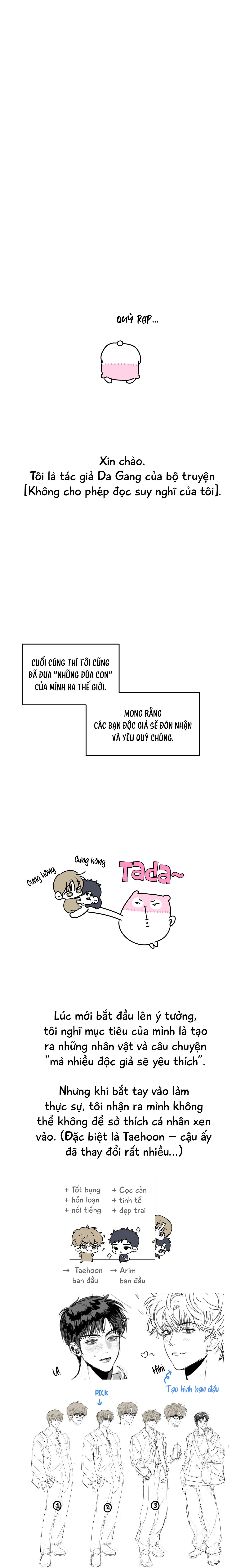 Không Cho Phép Đọc Suy Nghĩ Của Tôi - Chap 8.5 - Trang 5