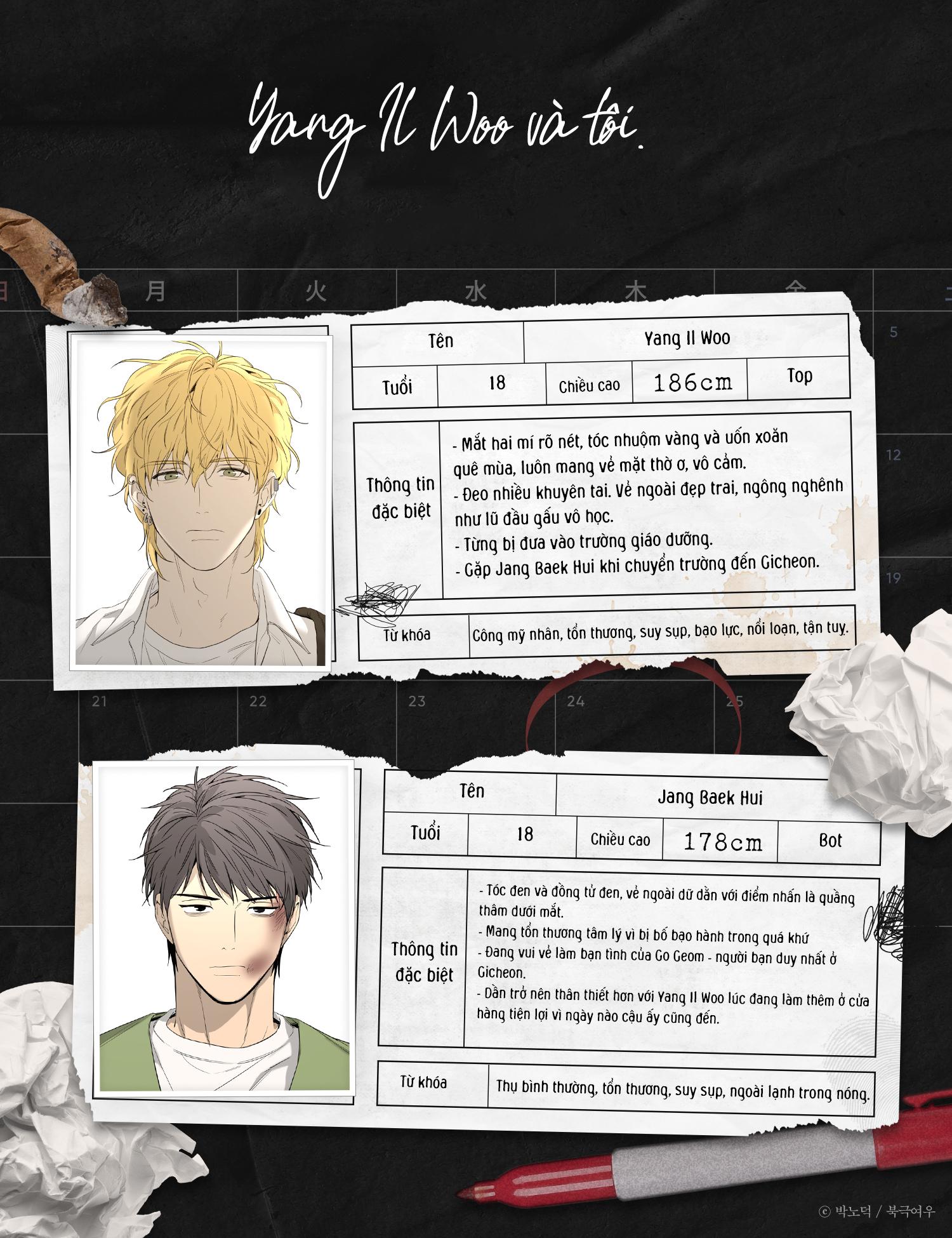 (CBunu) Yang Il Woo Và Tôi - Chap 0