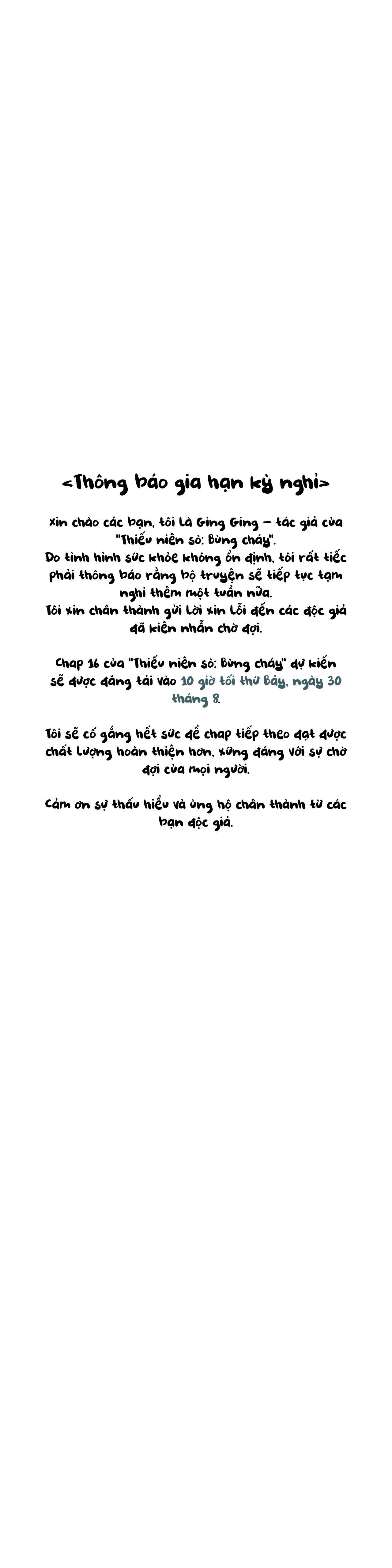 THIẾU NIÊN SÒ: BÙNG CHÁY - Chap 15.1 - Trang 3