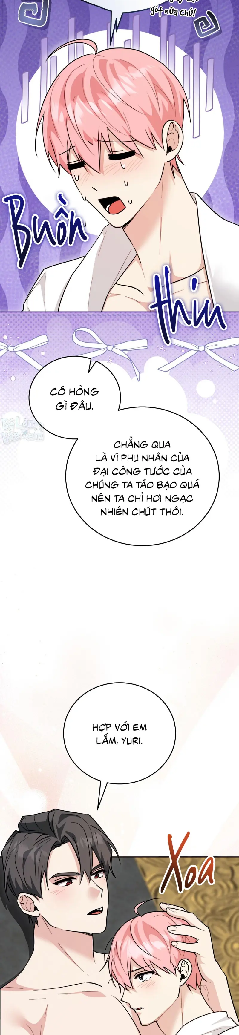 Xuyên thành cục bông của tên cuồng công - Chap 50.02