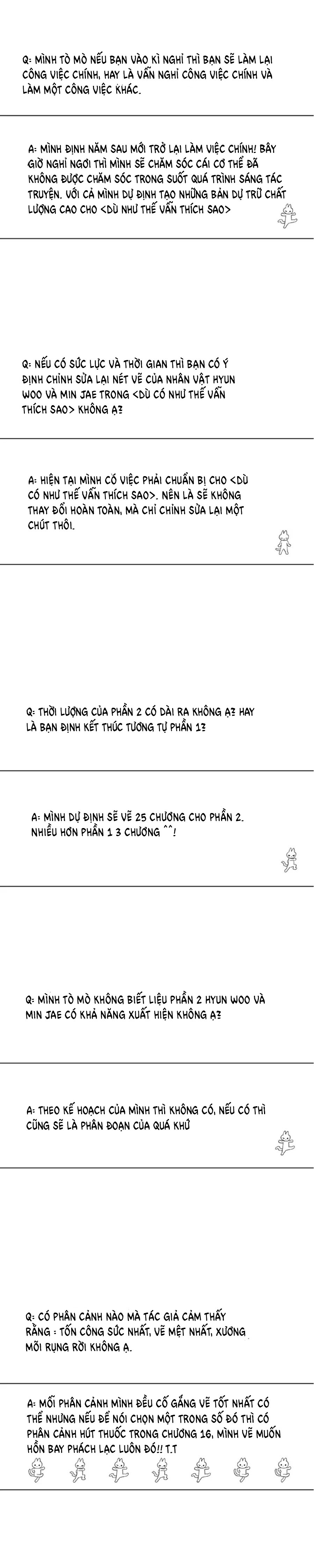 Dù Như Thế Vẫn Thích Sao? - Chap HẬU KỲ -
