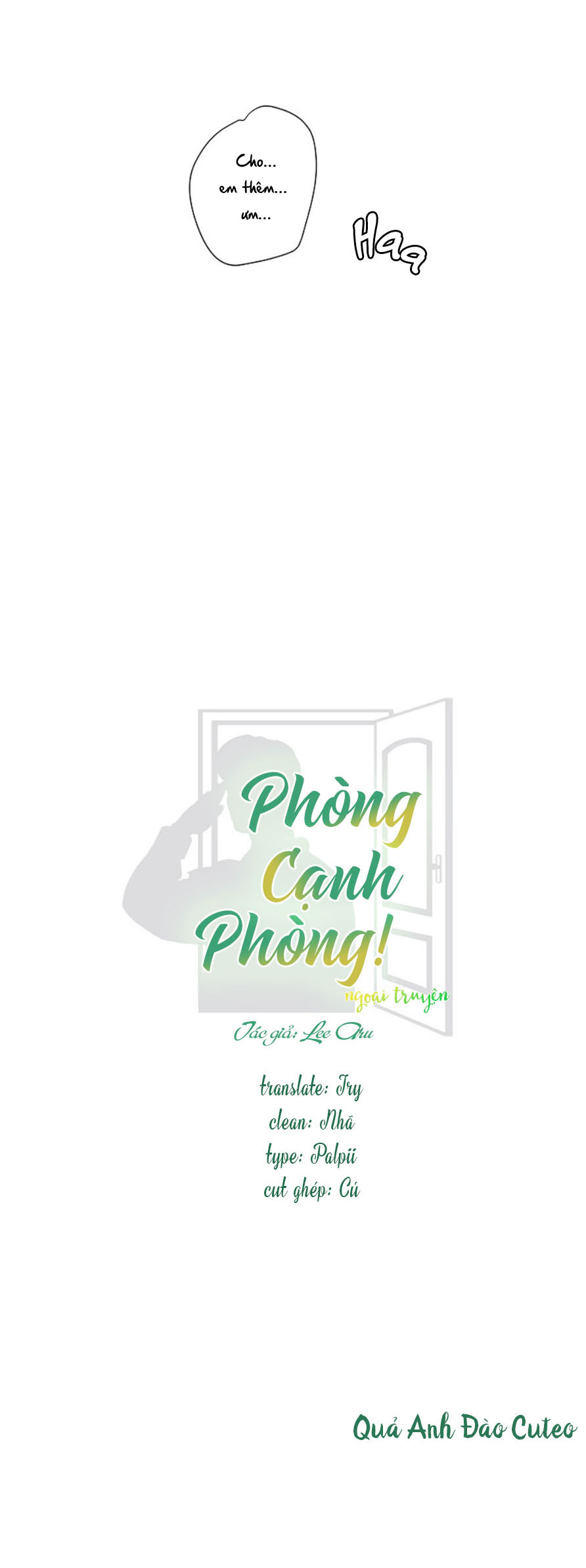 Phòng Cạnh Phòng - Chap 50 - Ngoại truyện 5 end