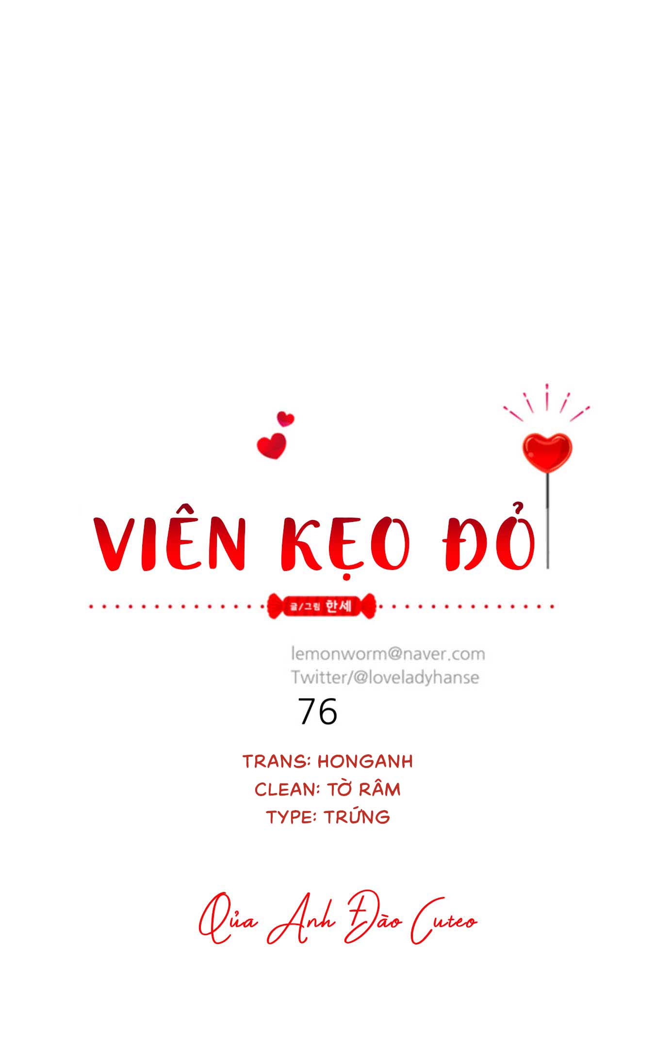 Viên Kẹo Đỏ - Chap 76