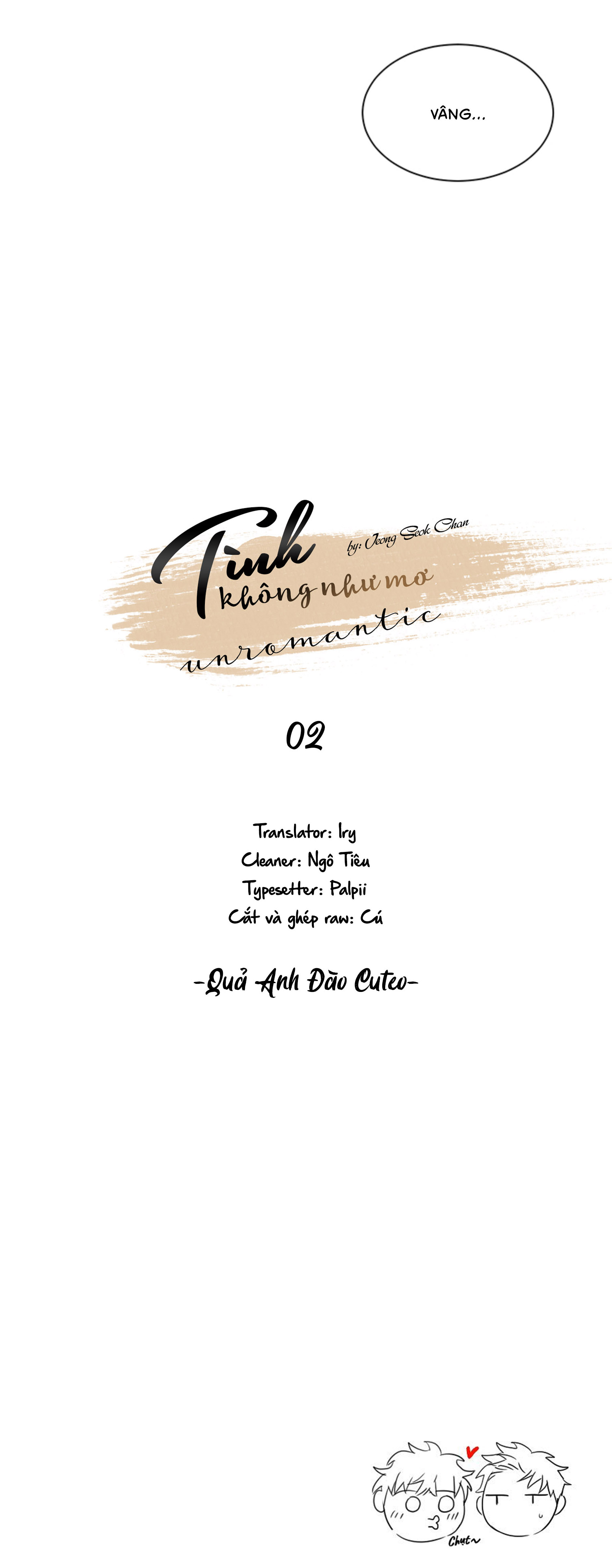 Tình Không Như Mơ - Chap 2