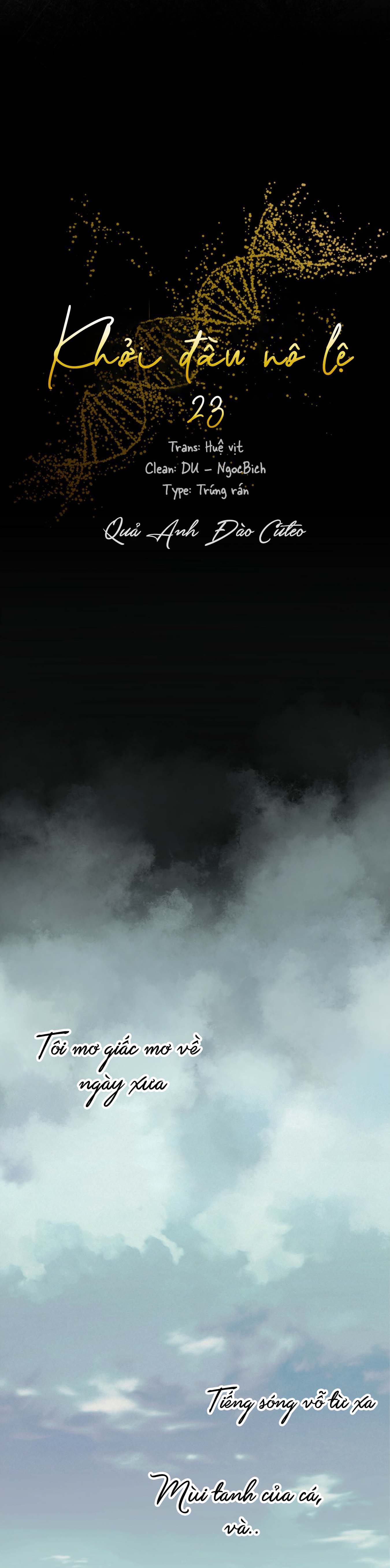 Khởi Đầu Nô Lệ - Chap 23