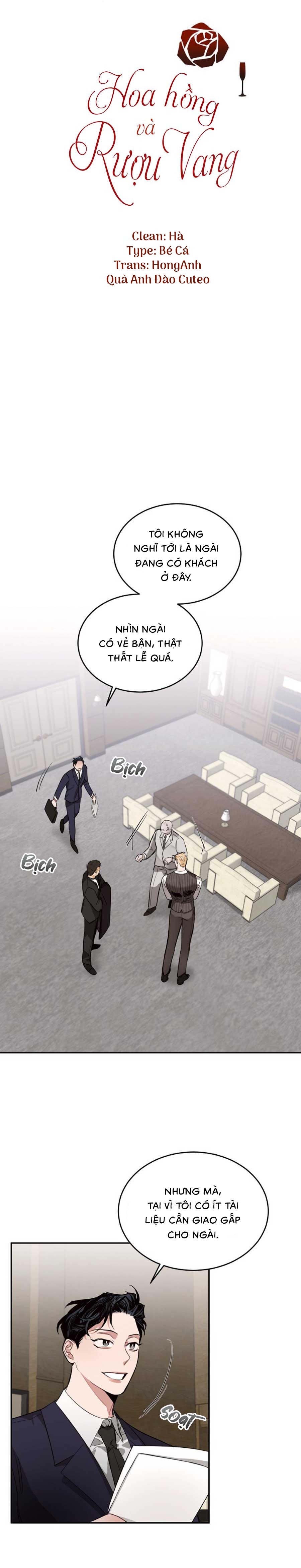 Hoa Hồng Và Rượu Vang - Chap 2