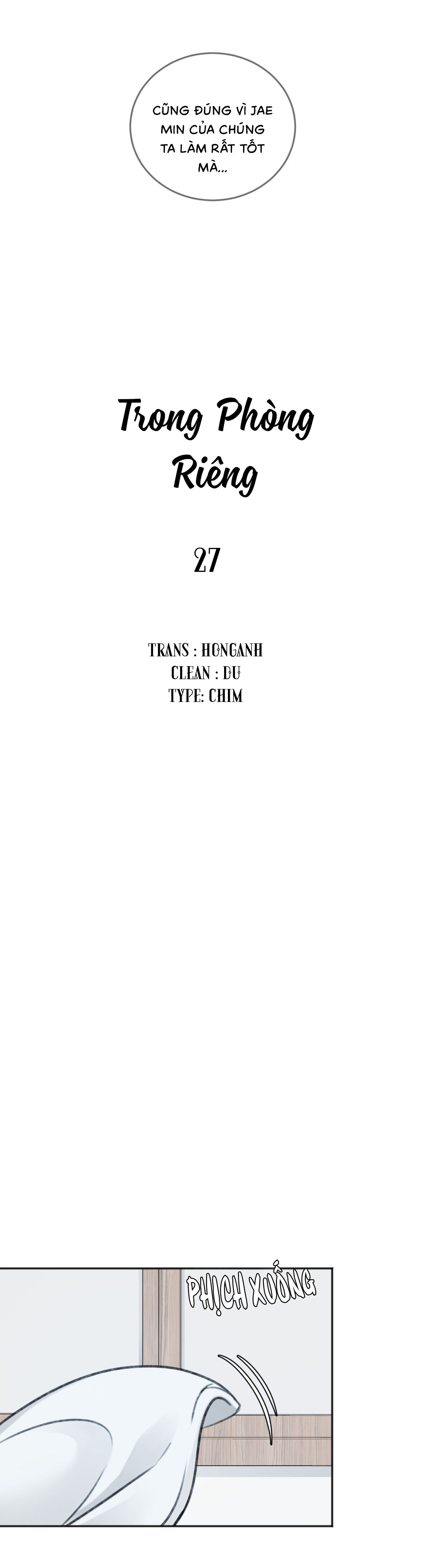Trong Phòng Riêng - Chap 27