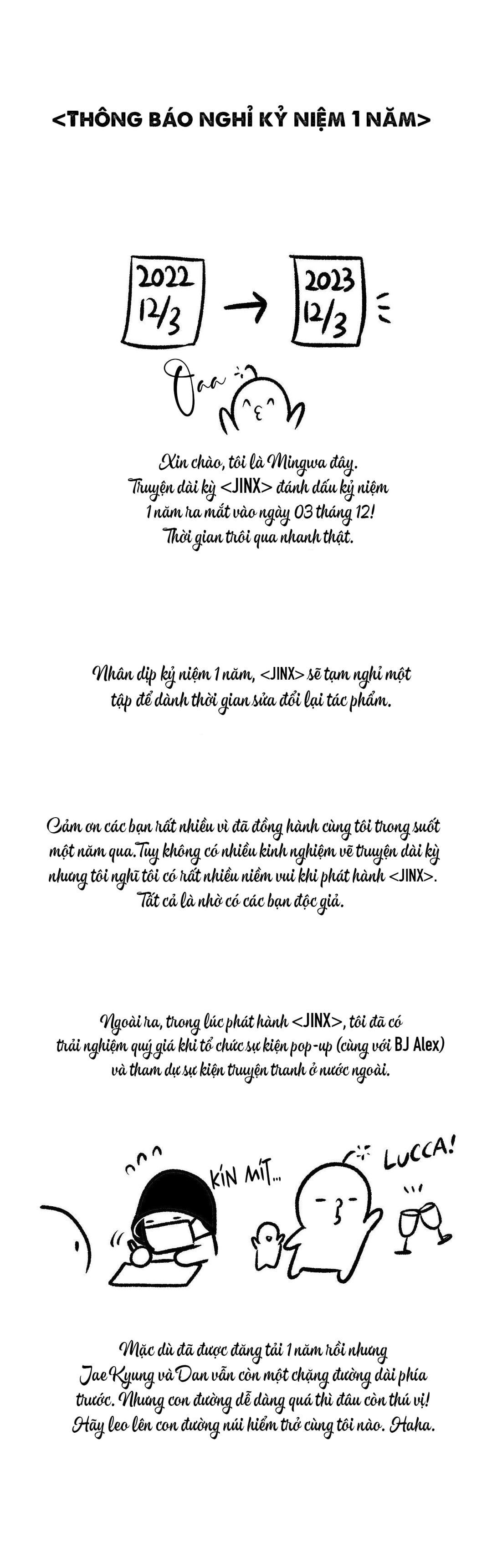 Jinx - Chap 40.5 (thông báo tạm off)