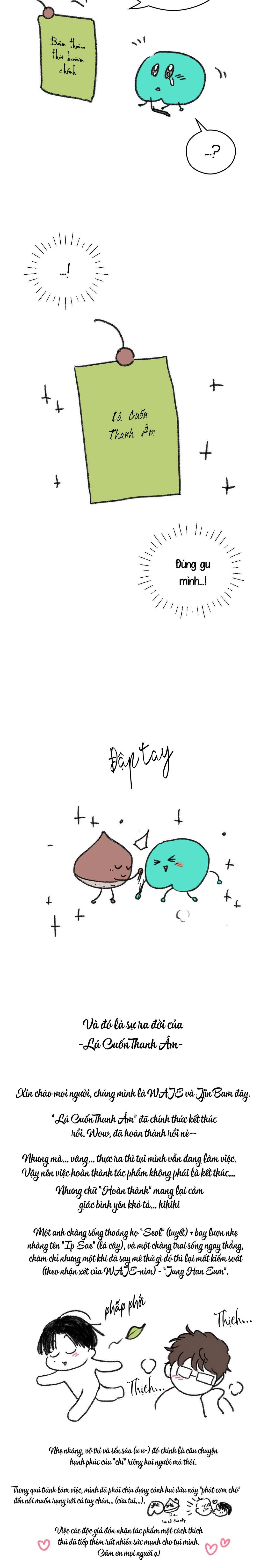 Lá Cuốn Thanh Âm - Chap HẬU KỲ