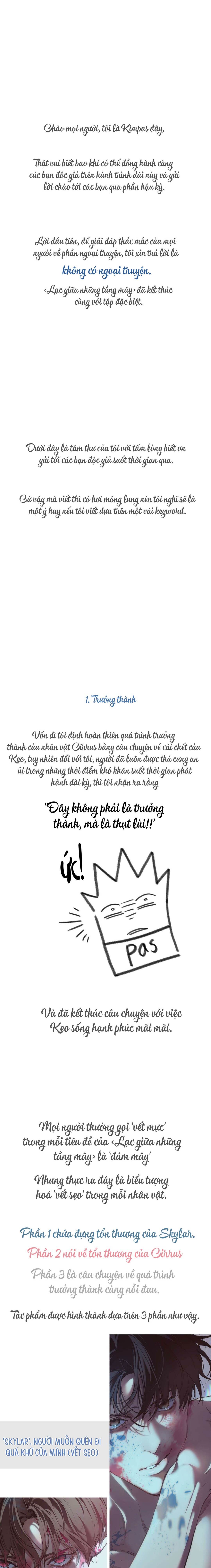 Lạc Giữa Những Tầng Mây - Chap HẬU KỲ