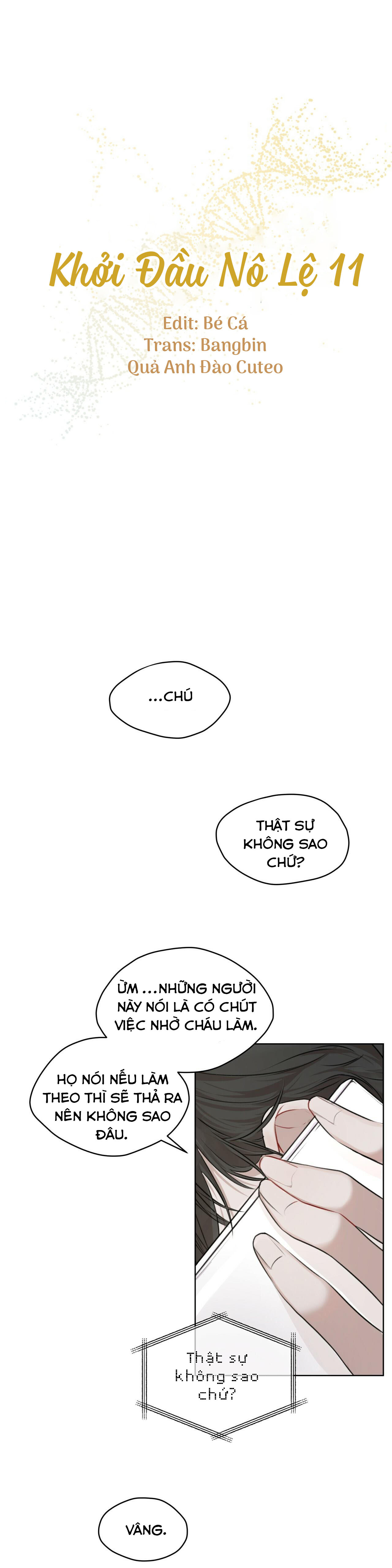 Khởi Đầu Nô Lệ - Chap 11