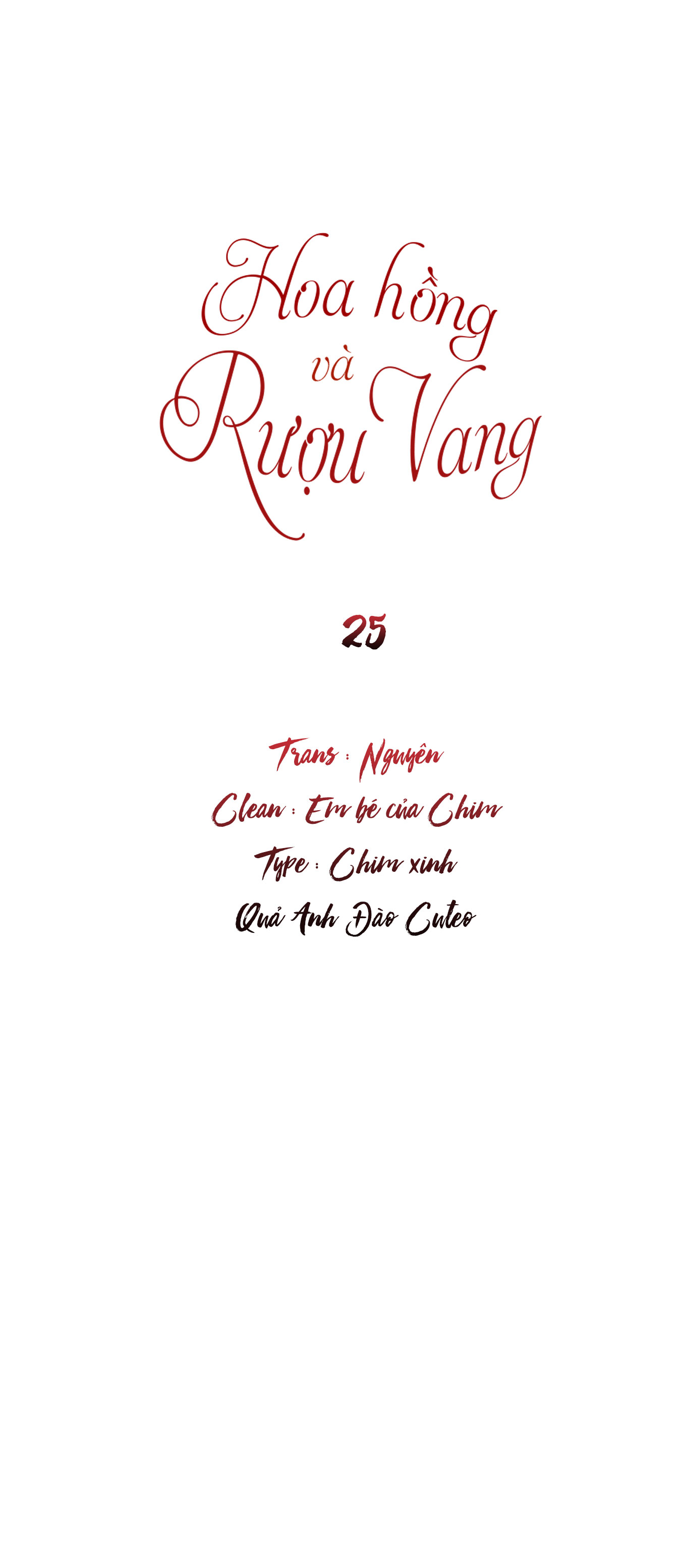 Hoa Hồng Và Rượu Vang - Chap 25