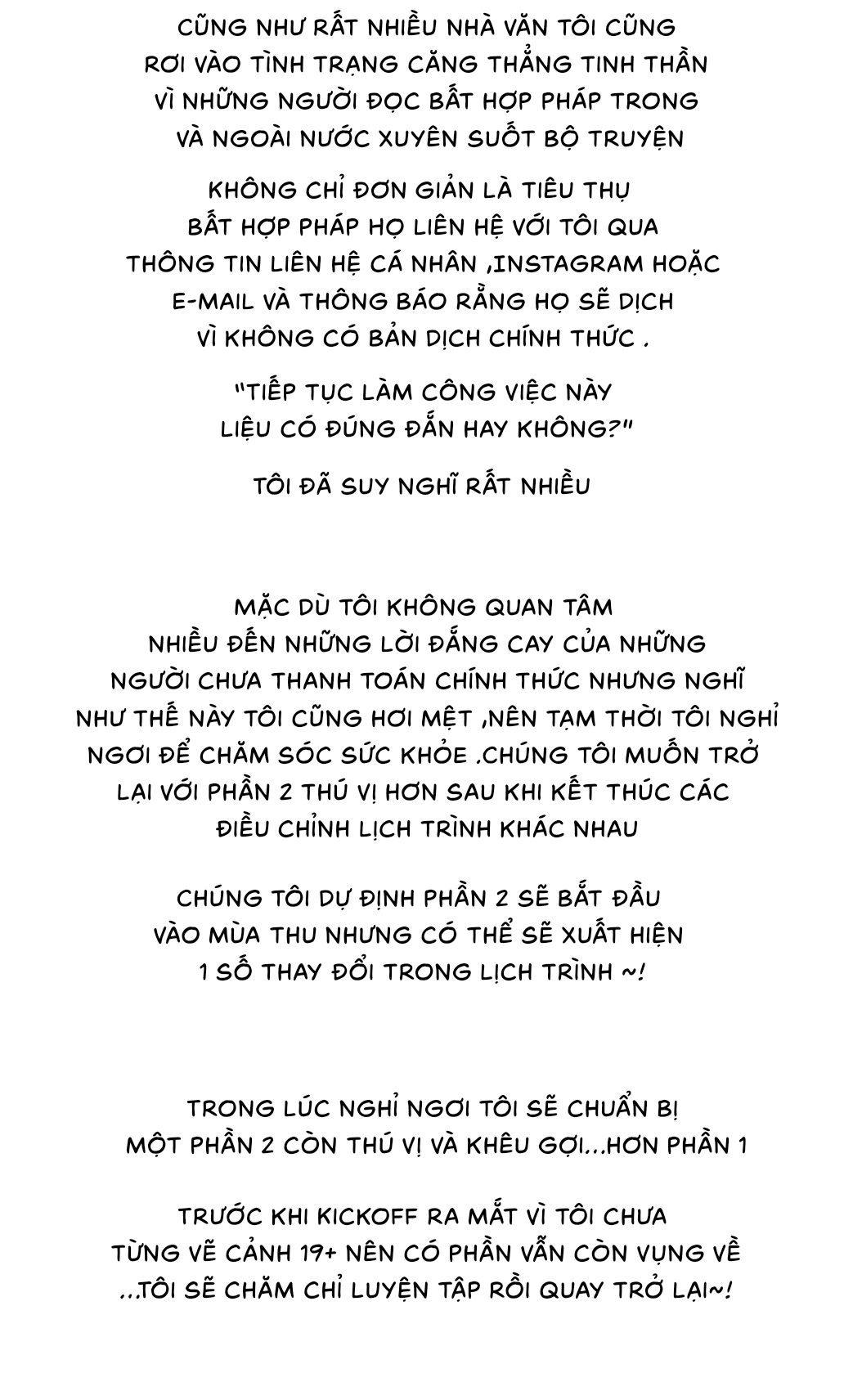 Khởi Đầu - Chap HẬU KÌ